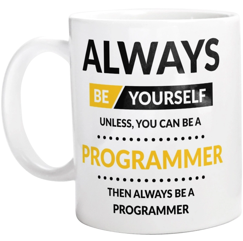 Always Be Programmer - Kubek Biały