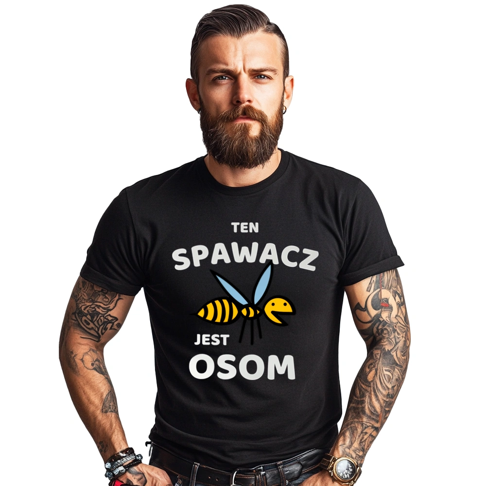 Ten Spawacz Jest Osom Awesome - Męska Koszulka Czarna