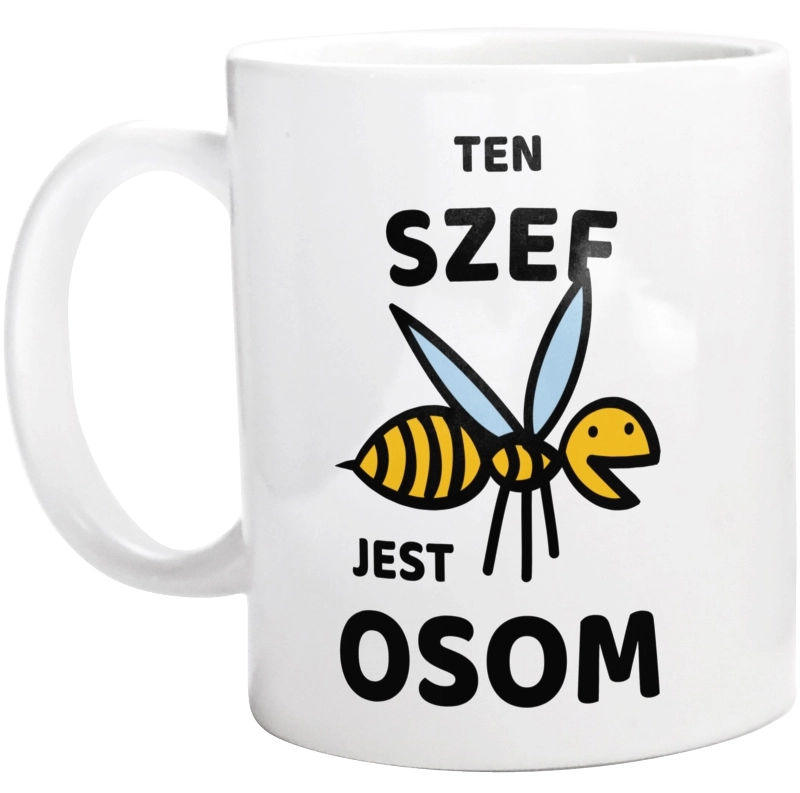 Ten Szef Jest Osom Awesome - Kubek Biały