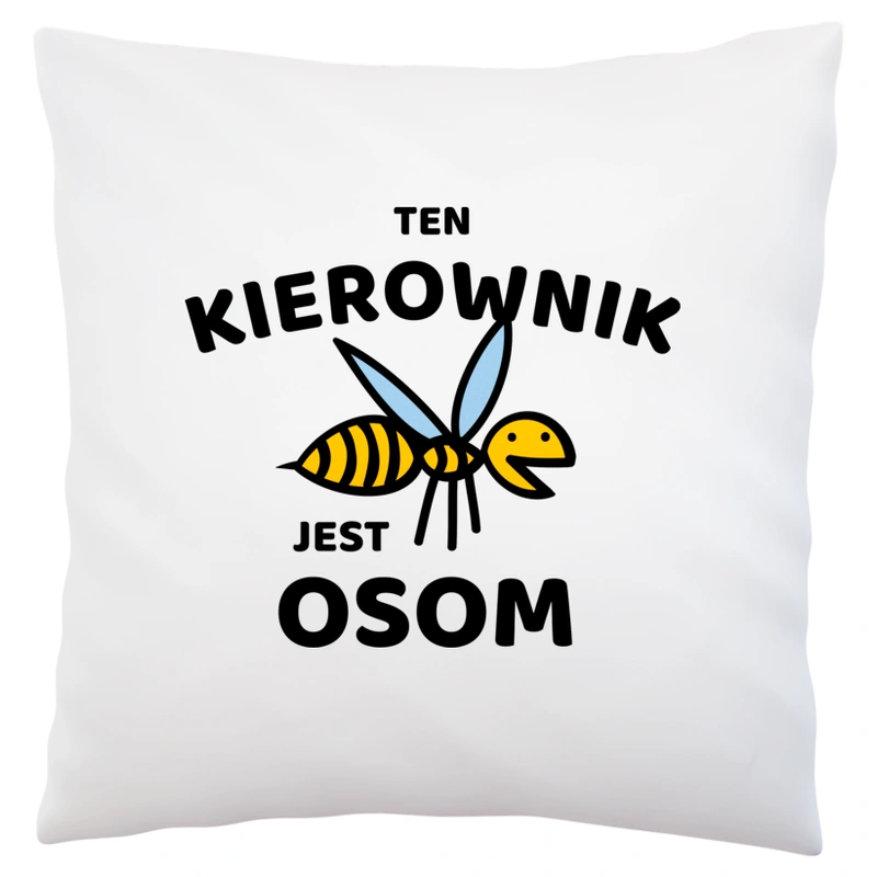 Ten Kierownik Jest Osom Awesome - Poduszka Biała