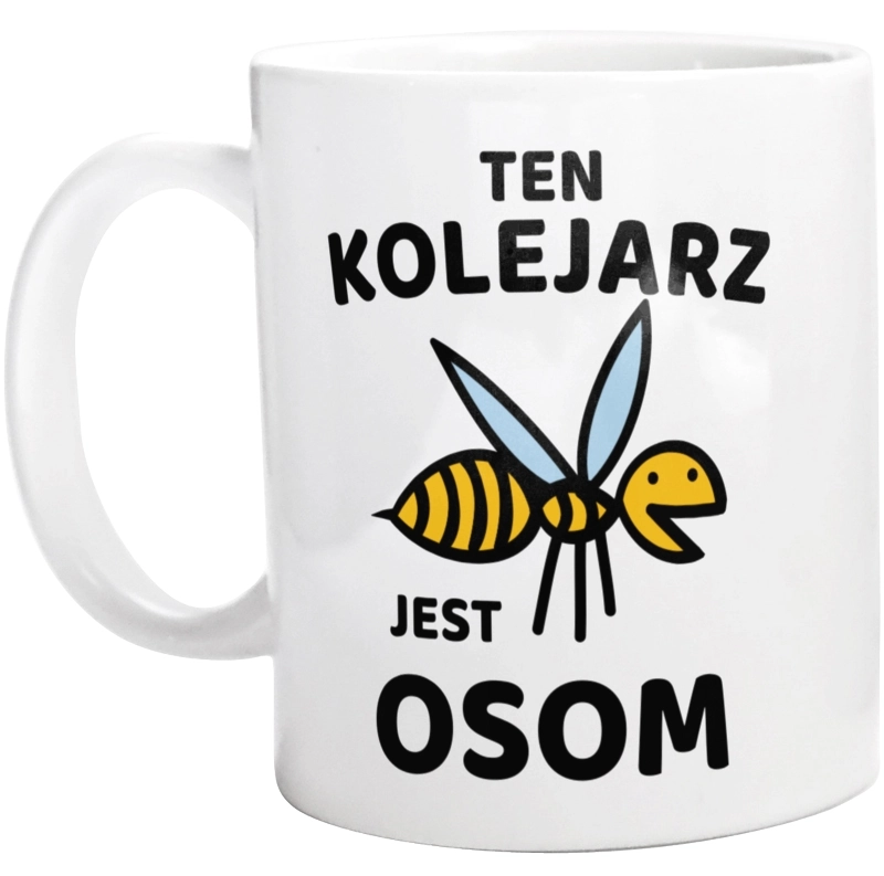 Ten Kolejarz Jest Osom Awesome - Kubek Biały