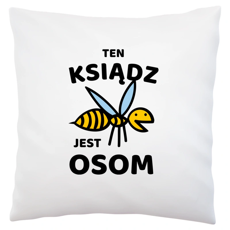 Ten Ksiądz Jest Osom Awesome - Poduszka Biała