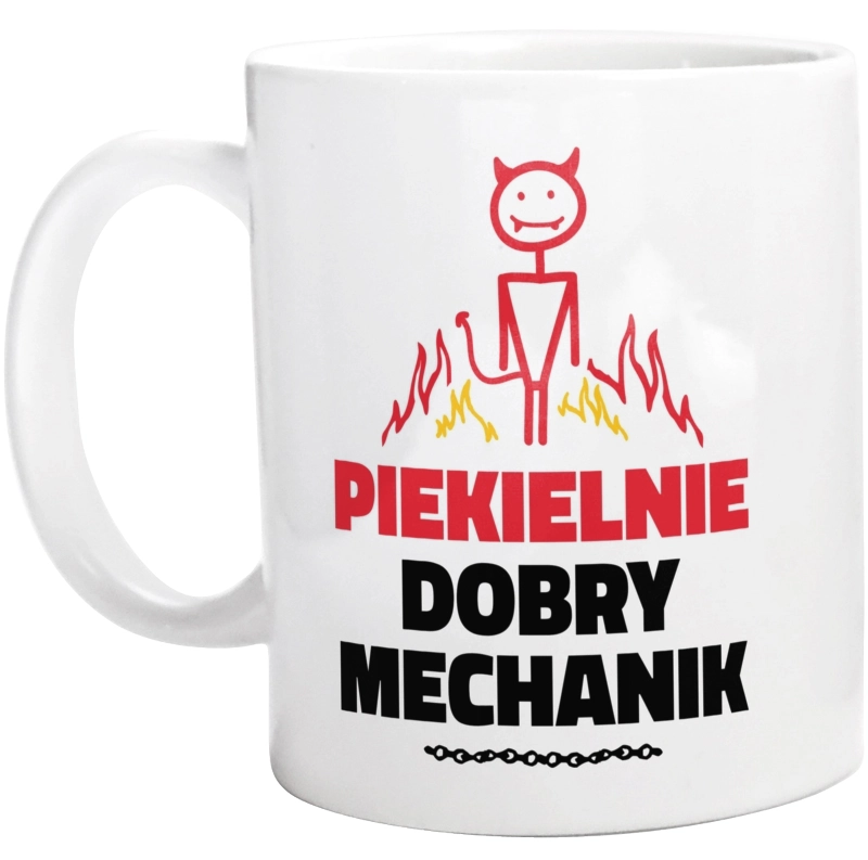 Piekielnie Dobry Mechanik - Kubek Biały