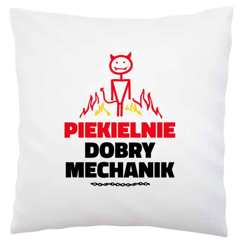 Piekielnie Dobry Mechanik - Poduszka Biała