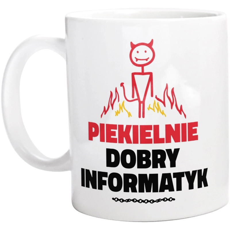 Piekielnie Dobry Informatyk - Kubek Biały