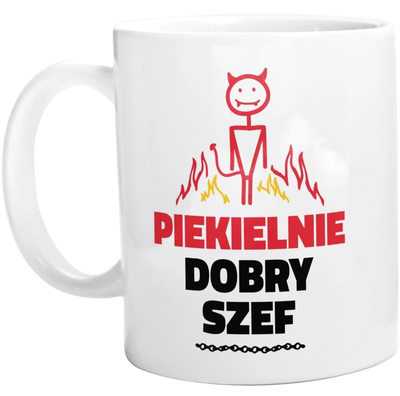 Piekielnie Dobry Szef - Kubek Biały