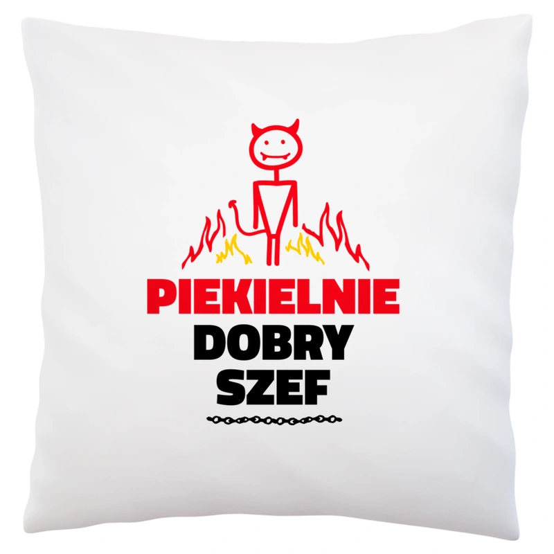 Piekielnie Dobry Szef - Poduszka Biała