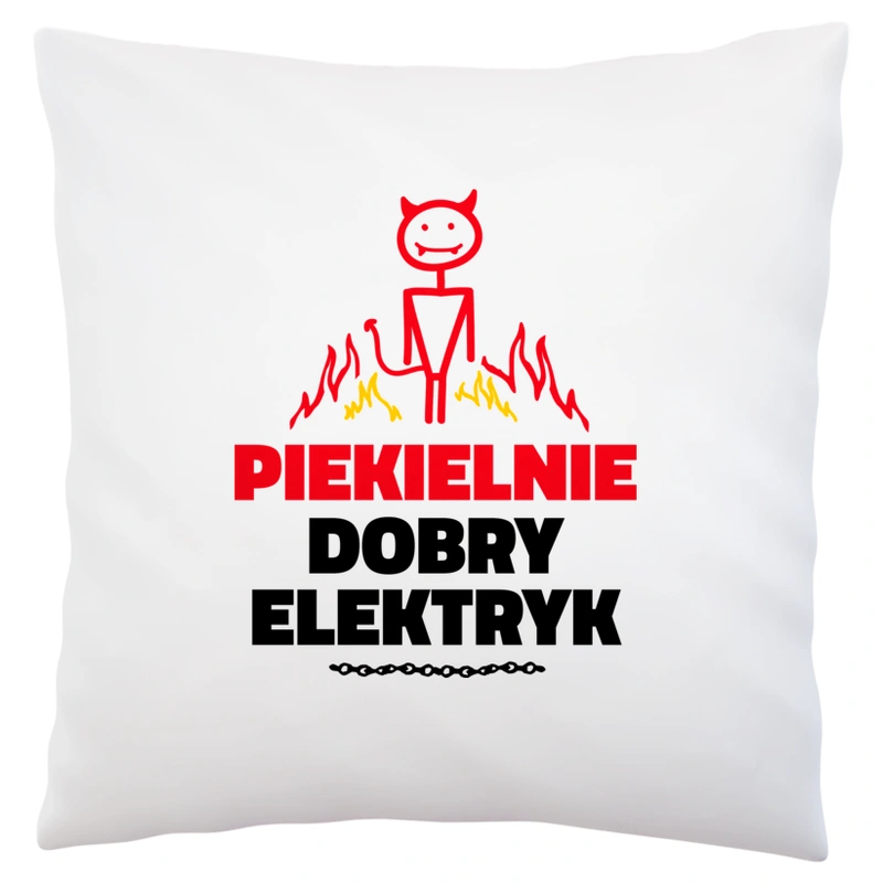 Piekielnie Dobry Elektryk - Poduszka Biała