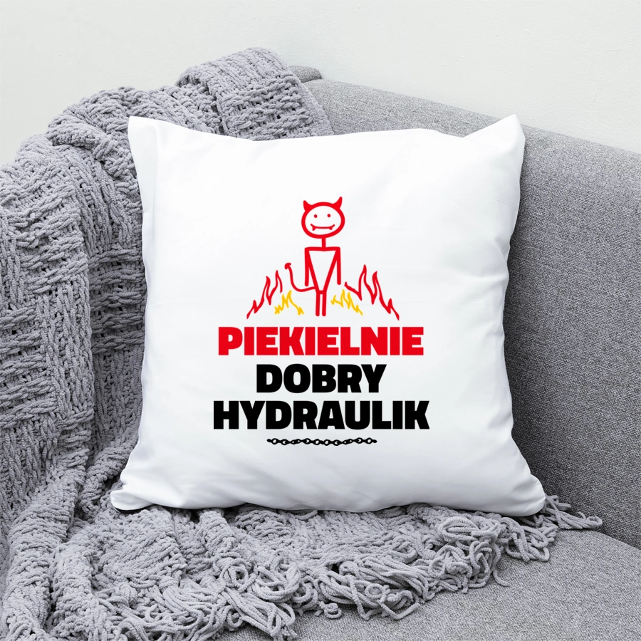 Piekielnie Dobry Hydraulik - Poduszka Biała