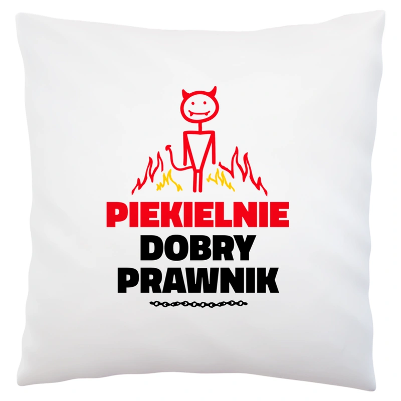 Piekielnie Dobry Prawnik - Poduszka Biała