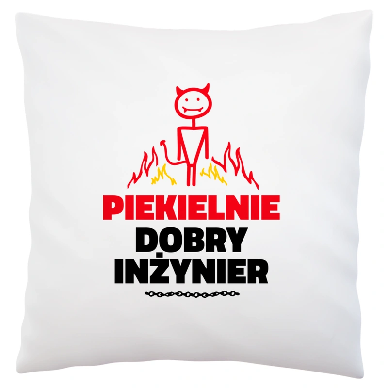 Piekielnie Dobry Inżynier - Poduszka Biała