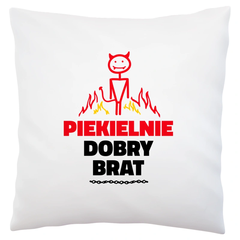 Piekielnie Dobry Brat - Poduszka Biała