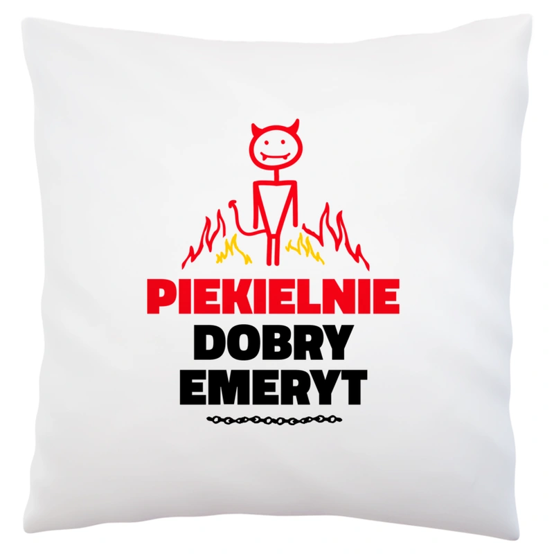 Piekielnie Dobry Emeryt - Poduszka Biała