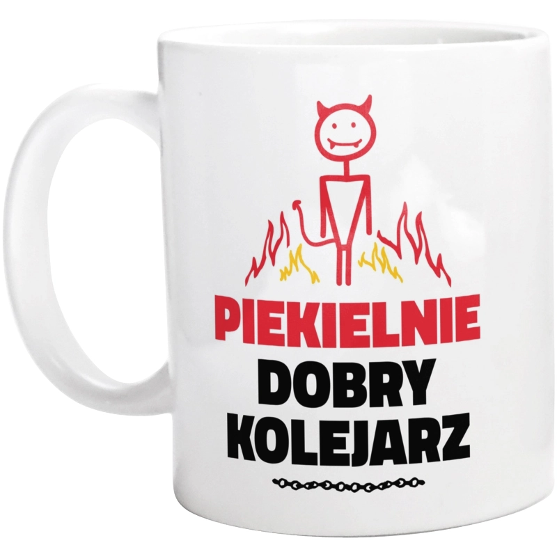 Piekielnie Dobry Kolejarz - Kubek Biały