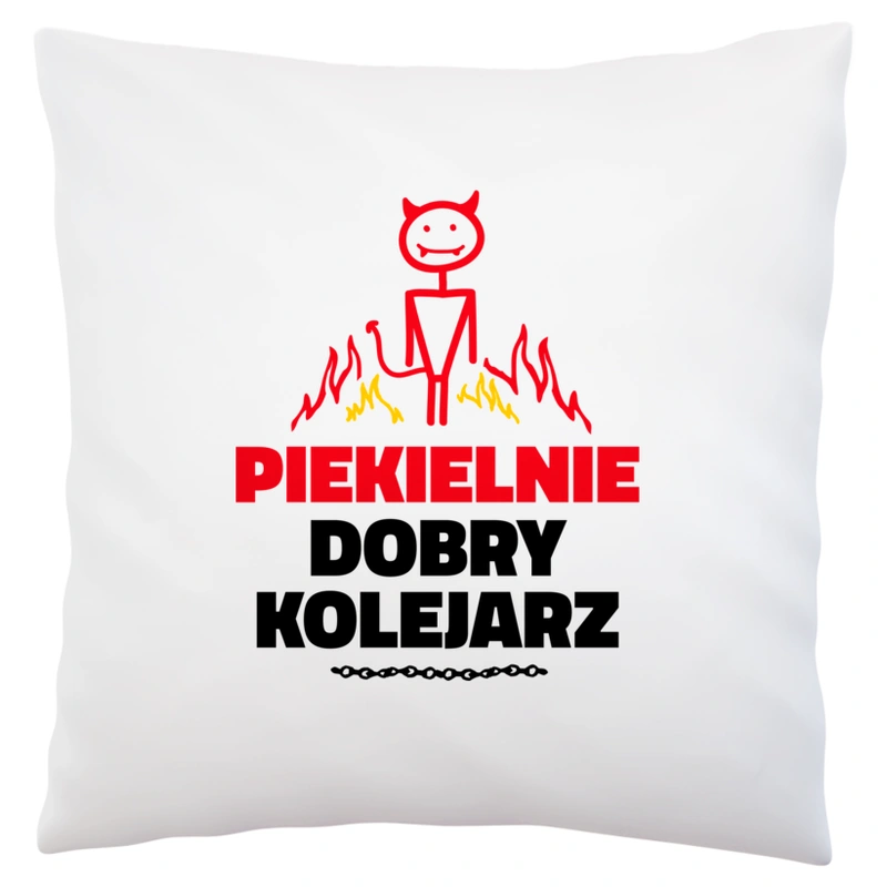 Piekielnie Dobry Kolejarz - Poduszka Biała