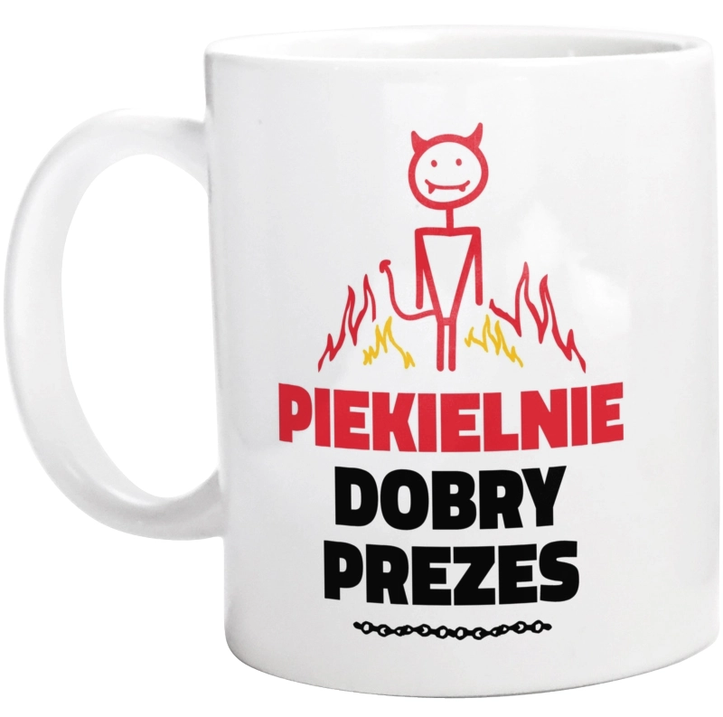 Piekielnie Dobry Prezes - Kubek Biały