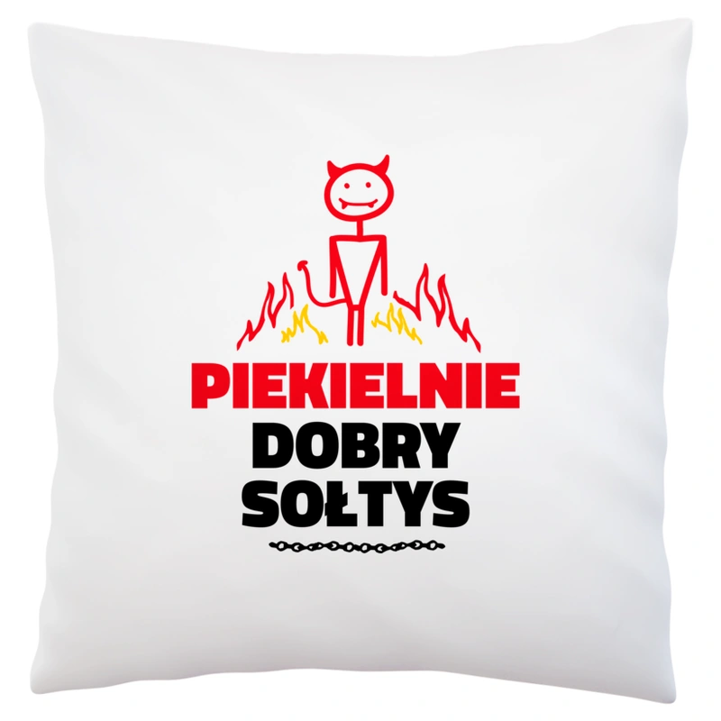 Piekielnie Dobry Sołtys - Poduszka Biała