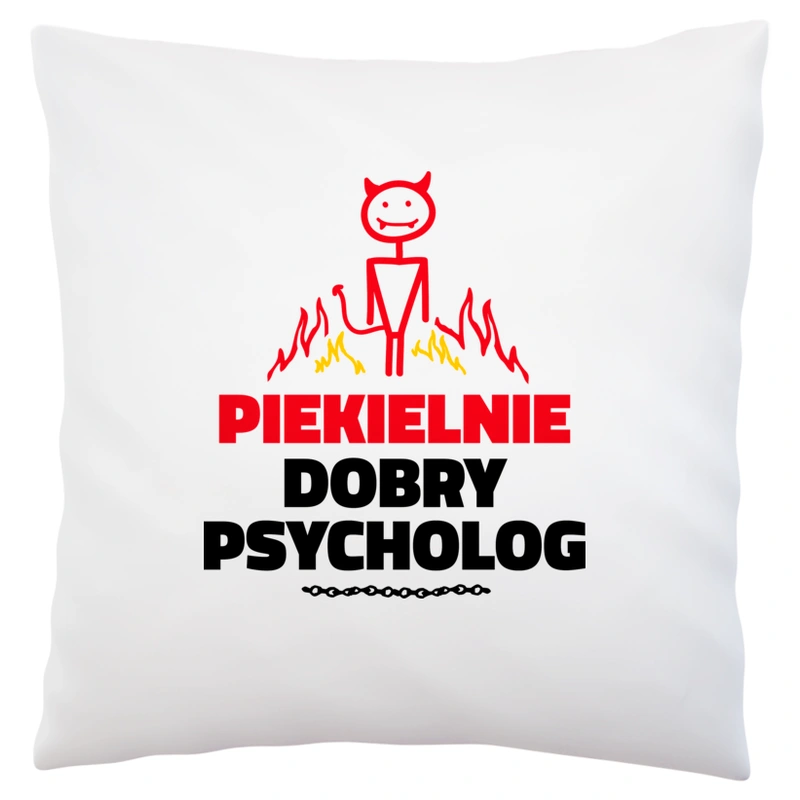 Piekielnie Dobry Psycholog - Poduszka Biała