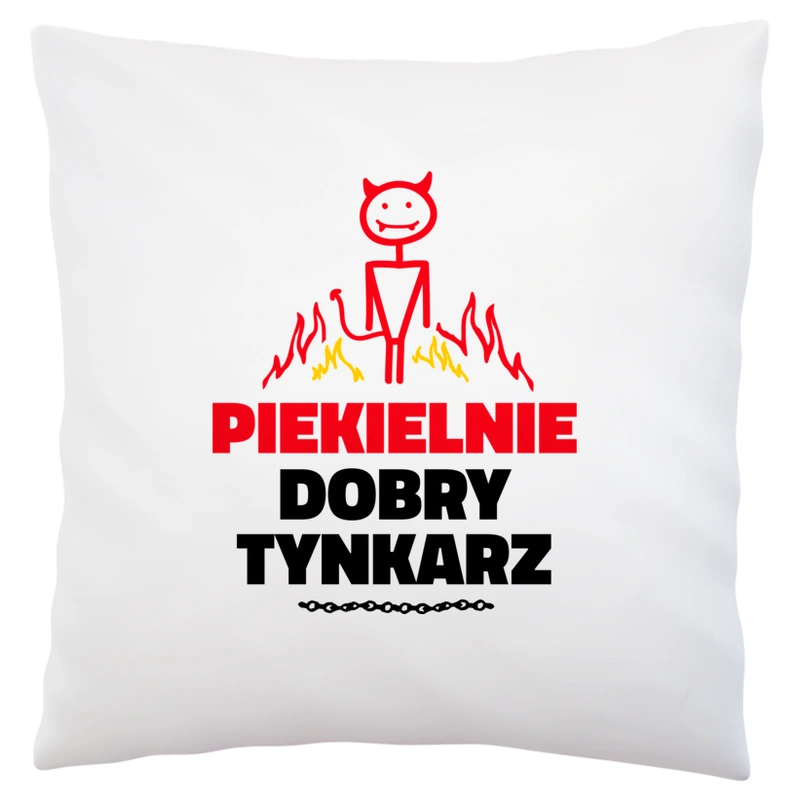 Piekielnie Dobry Tynkarz - Poduszka Biała