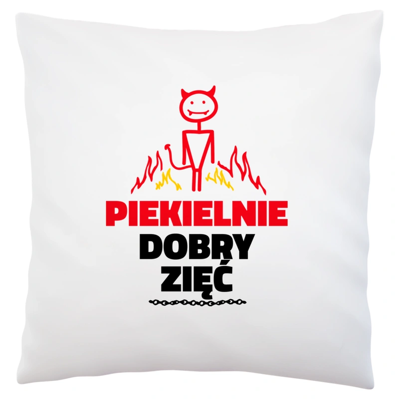 Piekielnie Dobry Zięć - Poduszka Biała