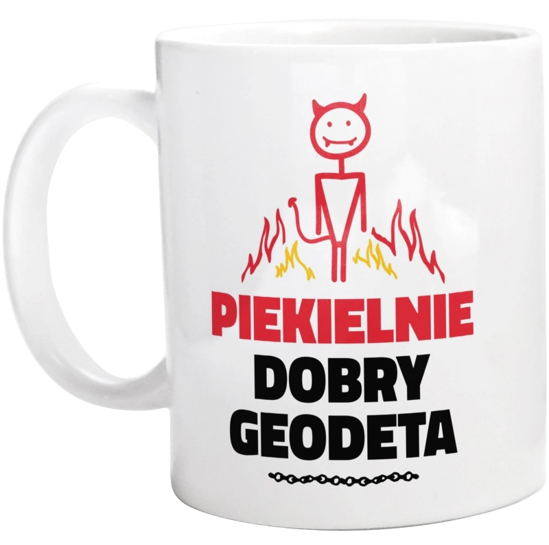 Piekielnie Dobry Geodeta - Kubek Biały