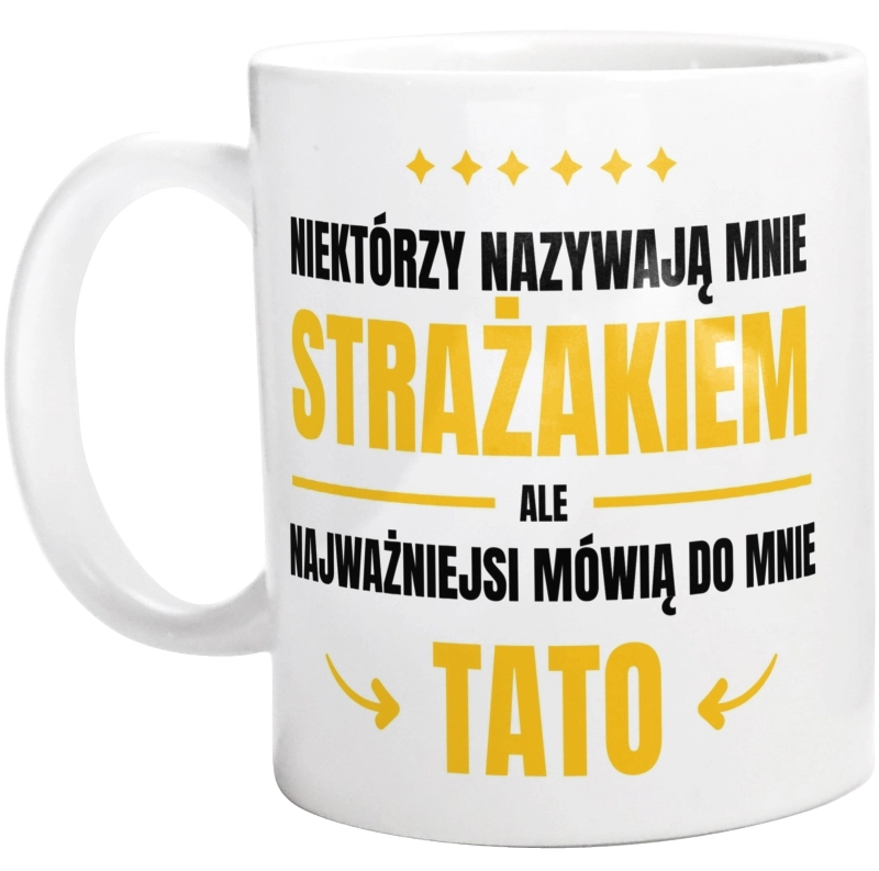 Tata Strażak - Kubek Biały