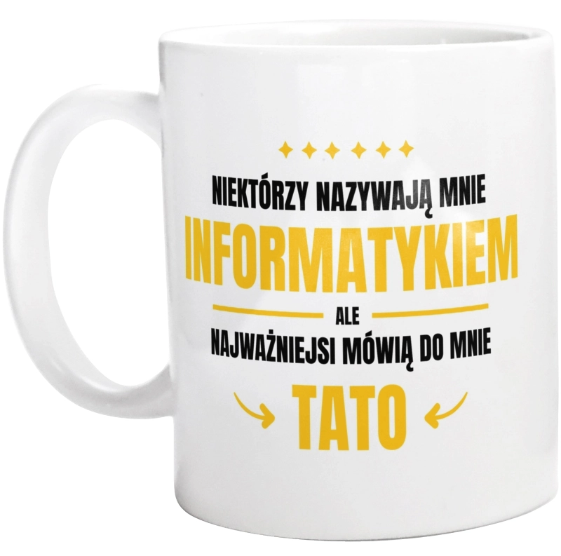 Tata Informatyk - Kubek Biały