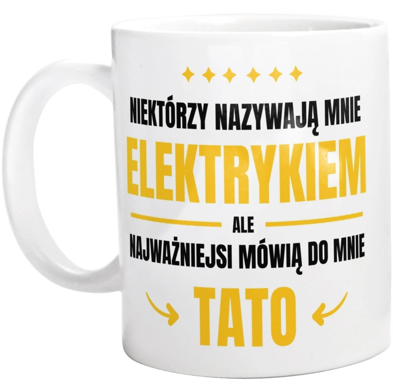 Tata Elektryk - Kubek Biały