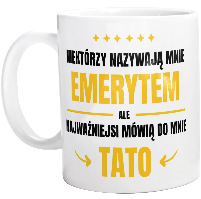 Tata Emeryt - Kubek Biały