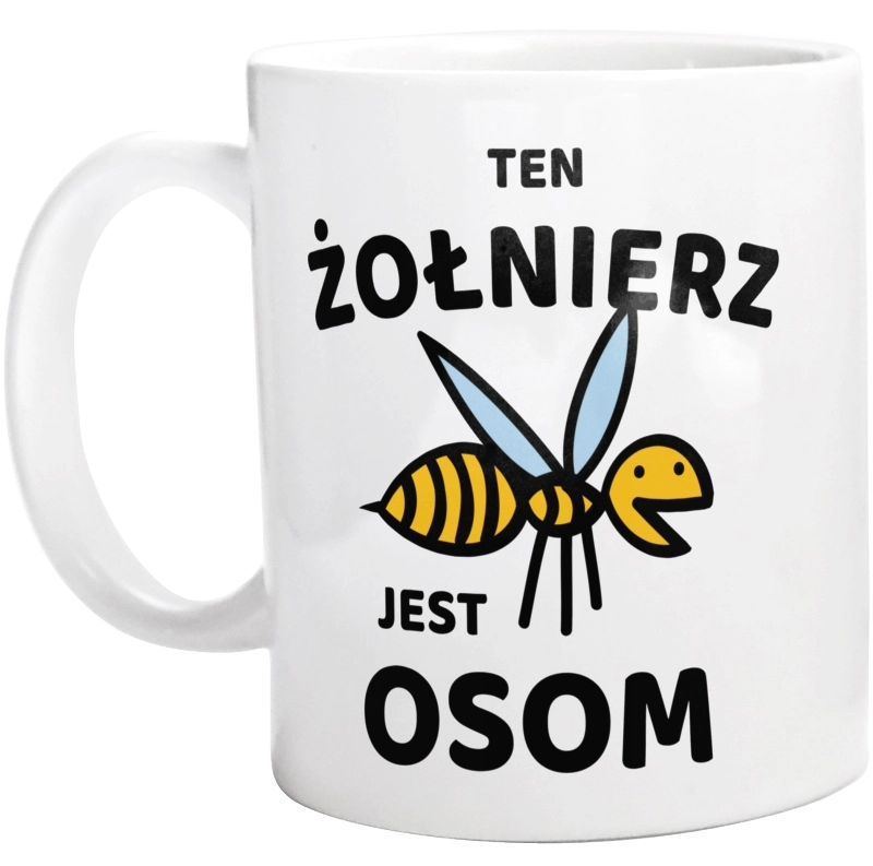 Ten Żołnierz Jest Osom Awesome - Kubek Biały