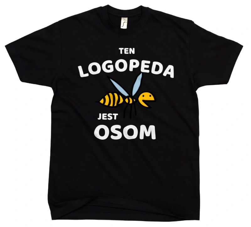 Ten Logopeda Jest Osom Awesome - Męska Koszulka Czarna