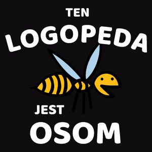 Ten Logopeda Jest Osom Awesome - Męska Koszulka Czarna