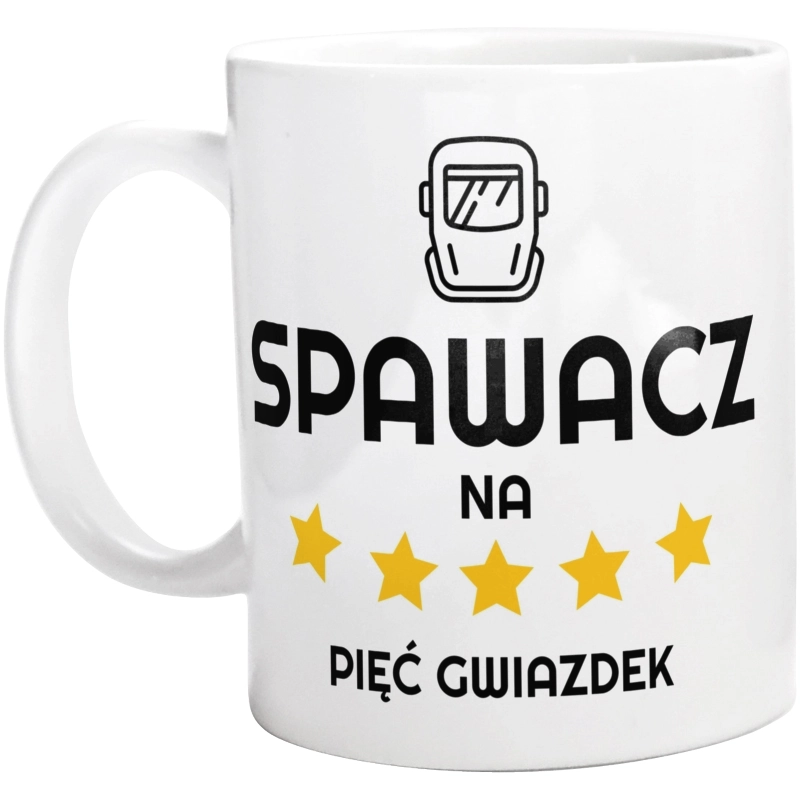 Spawacz Na 5 Gwiazdek - Kubek Biały