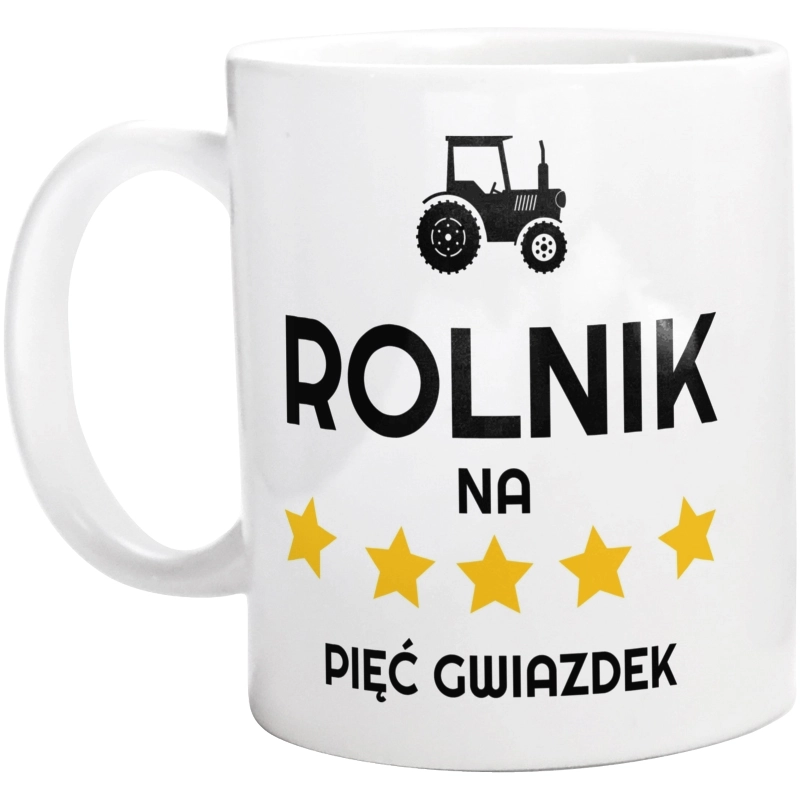 Rolnik Na 5 Gwiazdek - Kubek Biały