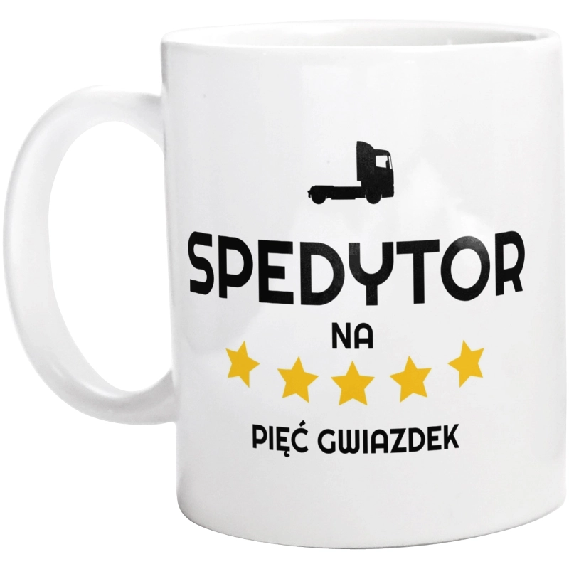 Spedytor Na 5 Gwiazdek - Kubek Biały