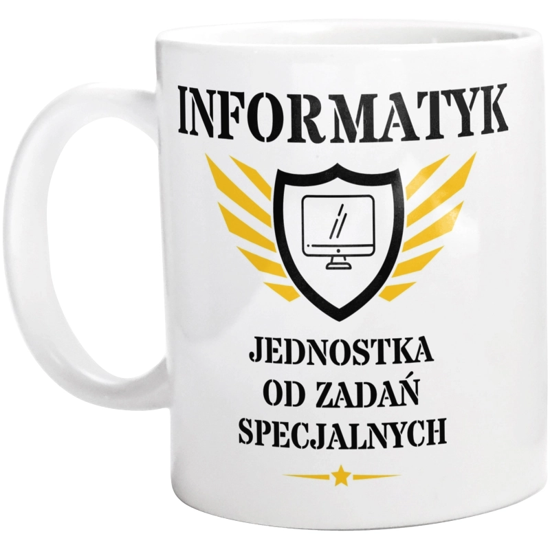 Informatyk Jednostka Od Zadań Specjalnych - Kubek Biały