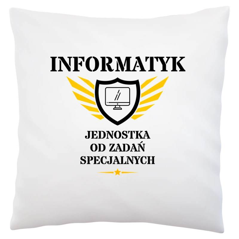 Informatyk Jednostka Od Zadań Specjalnych - Poduszka Biała