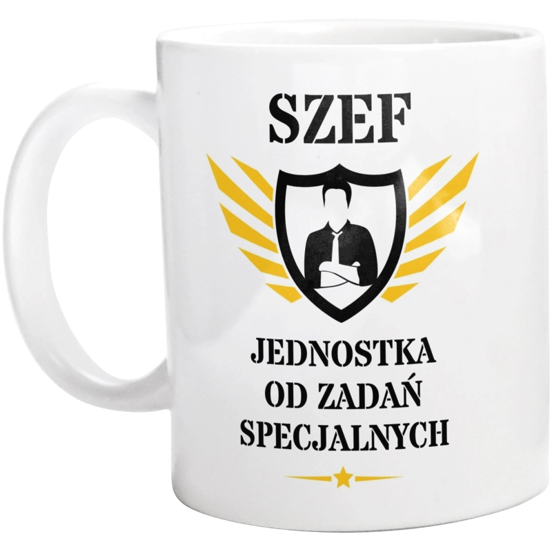 Szef Jednostka Od Zadań Specjalnych - Kubek Biały