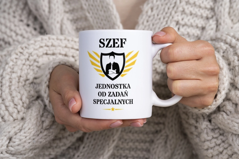 Szef Jednostka Od Zadań Specjalnych - Kubek Biały