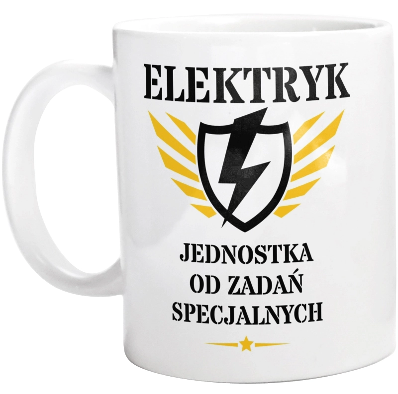 Elektryk Jednostka Od Zadań Specjalnych - Kubek Biały