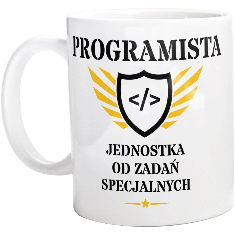 Programista Jednostka Od Zadań Specjalnych - Kubek Biały