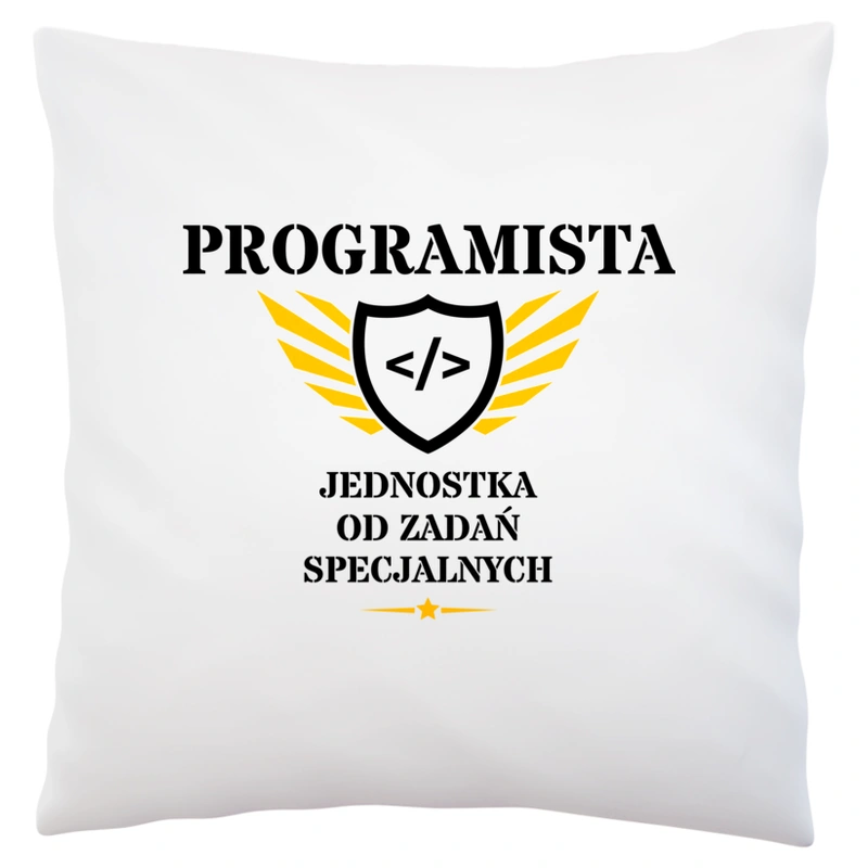 Programista Jednostka Od Zadań Specjalnych - Poduszka Biała