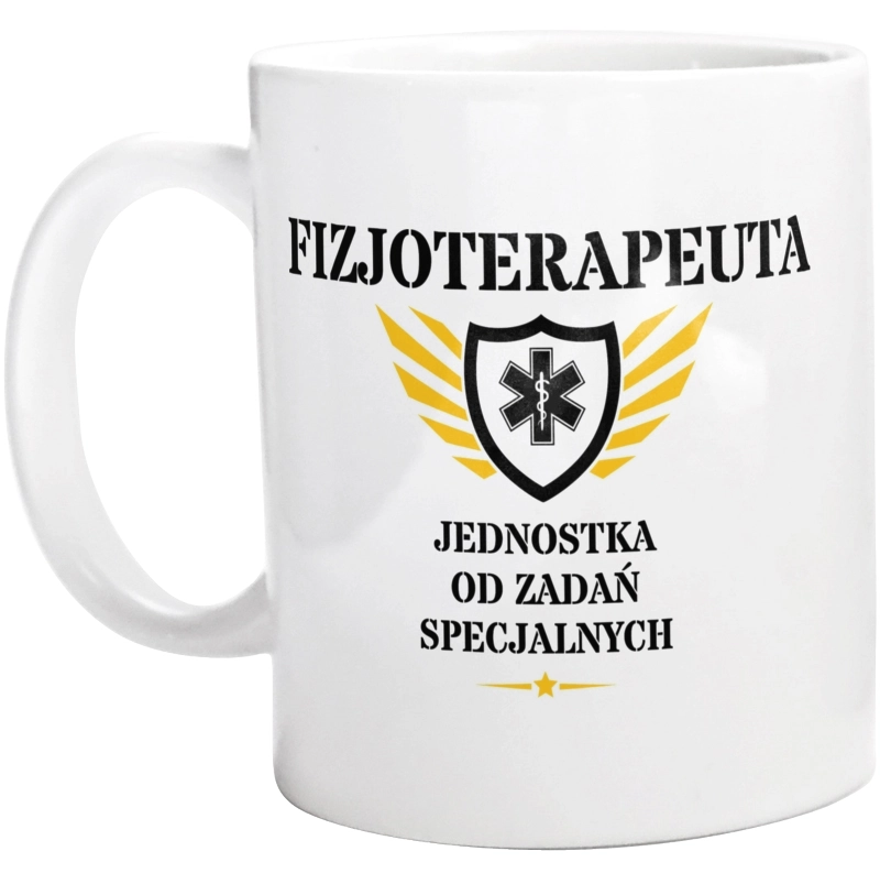 Fizjoterapeuta Jednostka Od Zadań Specjalnych - Kubek Biały