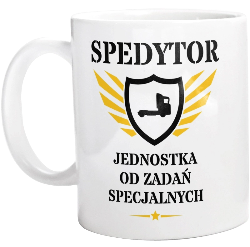 Spedytor Jednostka Od Zadań Specjalnych - Kubek Biały