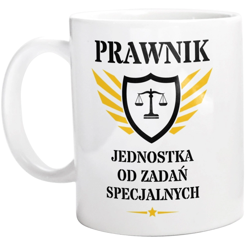 Prawnik Jednostka Od Zadań Specjalnych - Kubek Biały