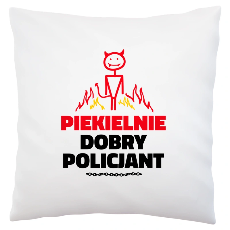 Piekielnie Dobry Policjant - Poduszka Biała