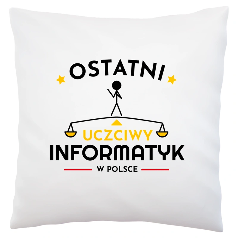 Ostatni Uczciwy Informatyk W Polsce - Poduszka Biała