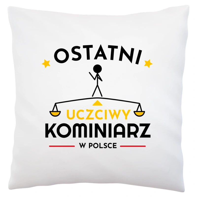 Ostatni uczciwy kominiarz w polsce - Poduszka Biała