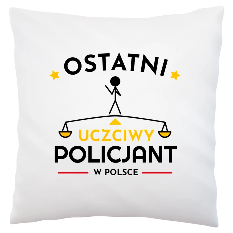 Ostatni uczciwy policjant w polsce - Poduszka Biała