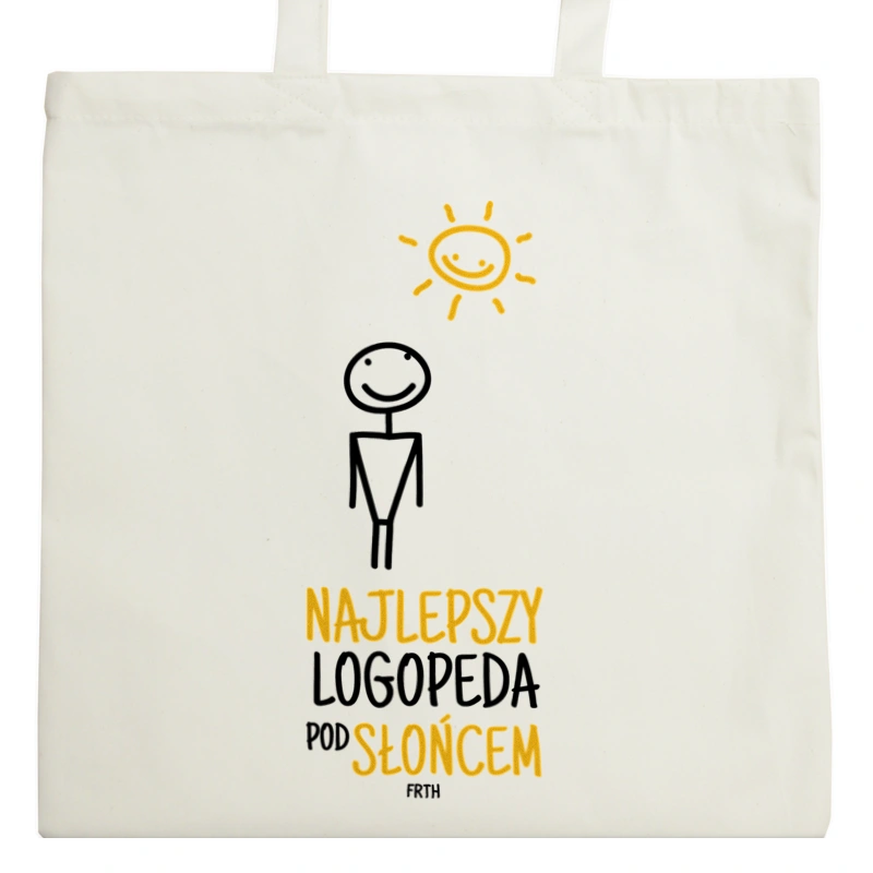 Najlepszy Logopeda Pod Słońcem - Torba Na Zakupy Natural